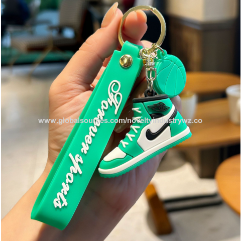 50PCS 3D Basketball Keychain Wholesale Football Keyring Stereosphere Key  Chain for Car Key Accessories Kid Toy Bag Pendant Gifts