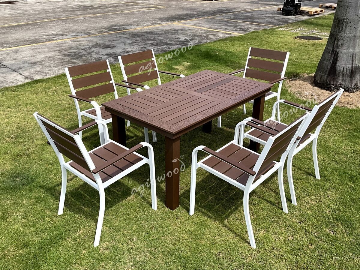 Buy Wholesale China Outdoor Dining Table (rectangle) - Wpc Tabletop ...