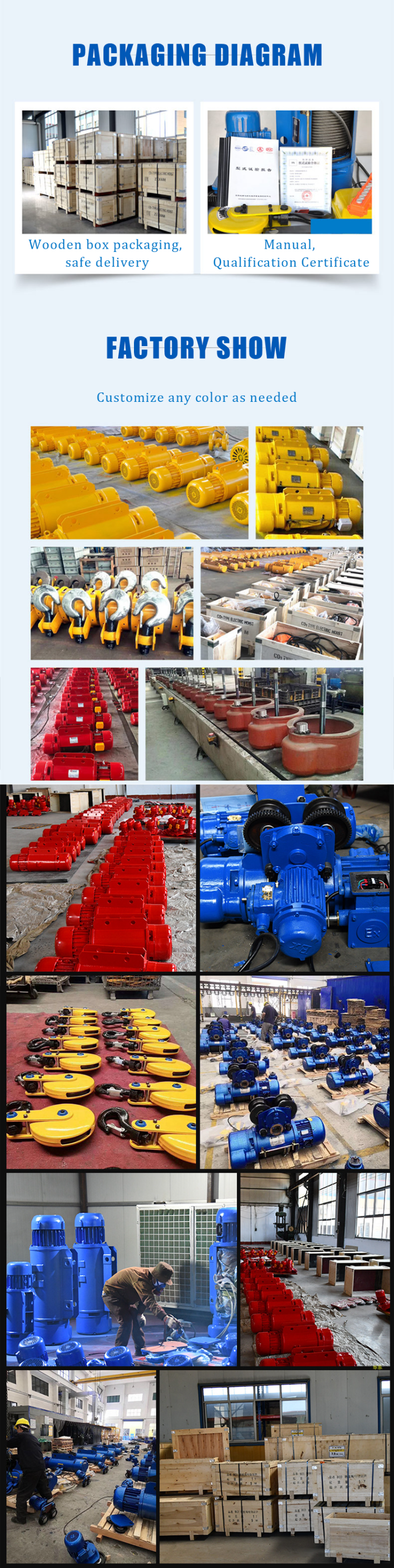 Factory Direct Supply 50 Ton 6 M- 100 M Heavy Duty Lifting Equipment 5 ...