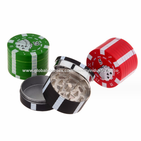 Grinder 40mm Zinc Alloy Marijuana Leaf - Smoke and House