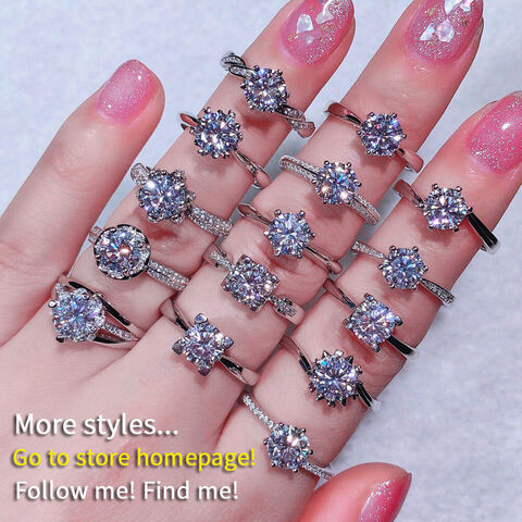 Trendy Style Yellow Gold Rings Ruby Red Gems Meele Center Stone Moissnaite  Def Flower Ring for Gift - China Fashion Fine Jewelry and Diamond Ring  price