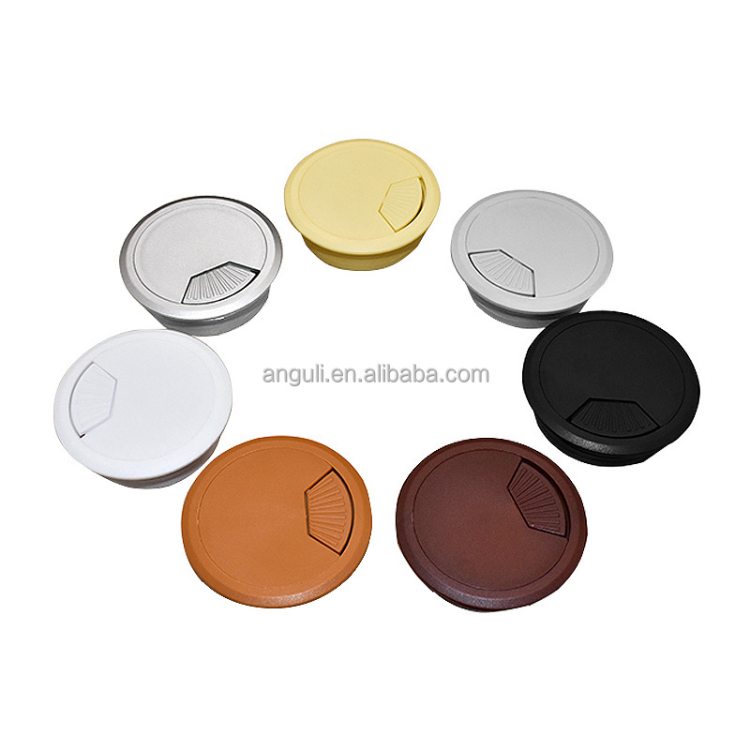 Buy Wholesale China Plastic Round Furniture Computer Office Desk Hole