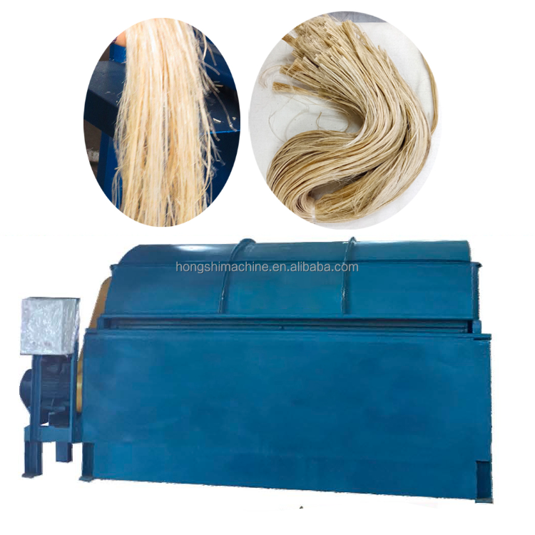 Semi Automatic Sisal Fiber Brushing Machine / Banana Stem Fiber