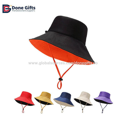 Factory Direct High Quality China Wholesale Custom Cotton/polyester Printed  Embroidered Bucket Hat, Outdoor Embroidery Logo Hats, Fisherman Safari Bucket  Hats With String $1.8 from Shanghai Donegifts Industry co.,Ltd