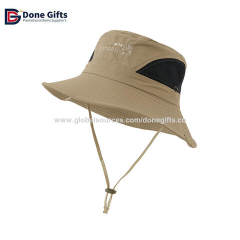 Wide Brim Hats Bucket Hats Classic Letter Embroidered Breathable