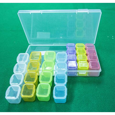 Buy Wholesale Taiwan Clear Pill Boxes, 28 Grids 5d Diamond Art Accessories  Or Tools Boxes （bx0187） & Pill Box at USD 5