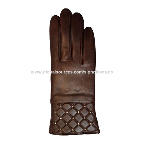 Black Mens Alligator Leather Gloves Drive Work Glove Windproof High Quality  Gift