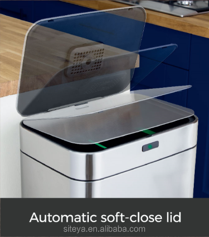 2023 Rectangle Sensor Dustbin/70l Office Smart Dustbin/induction And ...