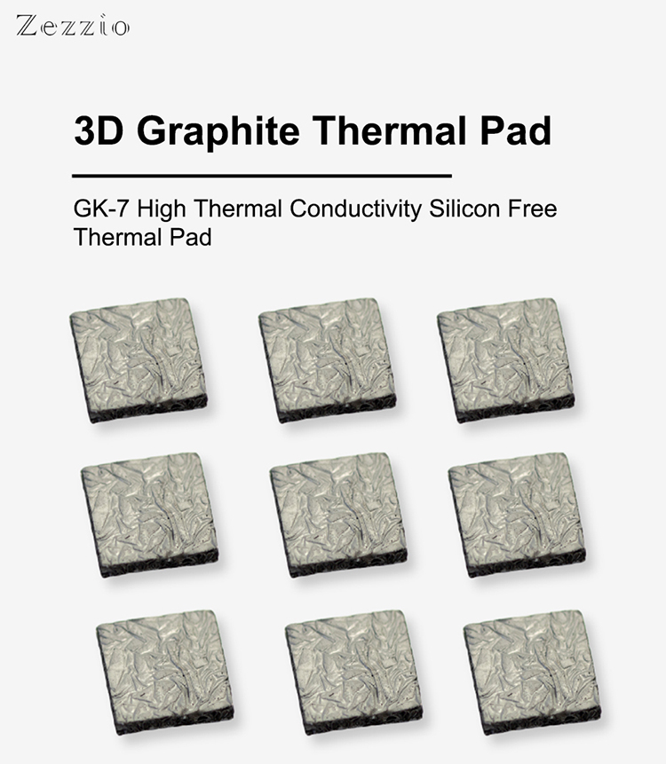 Buy China Wholesale Zezzio 3d Graphite Thermal Pad 40w/mk Ic Graphene ...