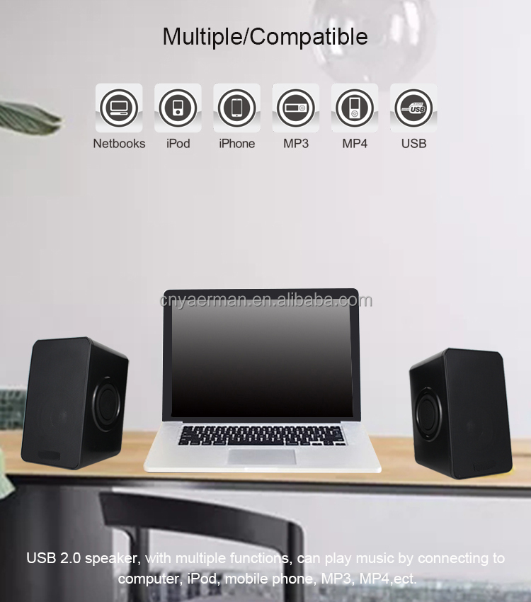 Buy Wholesale China Hot Creative 2.0 Usb Powered Wired Pc Speaker