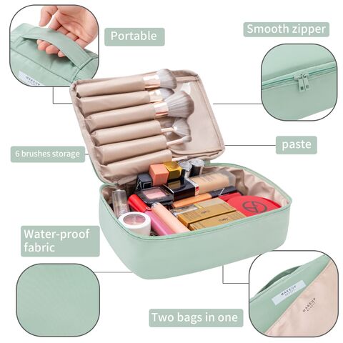 Multifunctional Makeup Brush Bag Makeup Bag Mesh Cosmetic Washing
