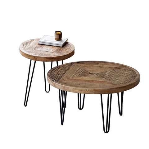 Achetez en gros Table Basse Ronde Pliable Moderne En Bois Massif