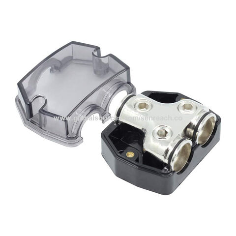 Skar Audio SK-DIST-BLK2 Power Distribution Block - 1/0 Gauge Input To Four 4/8 Gauge Outputs