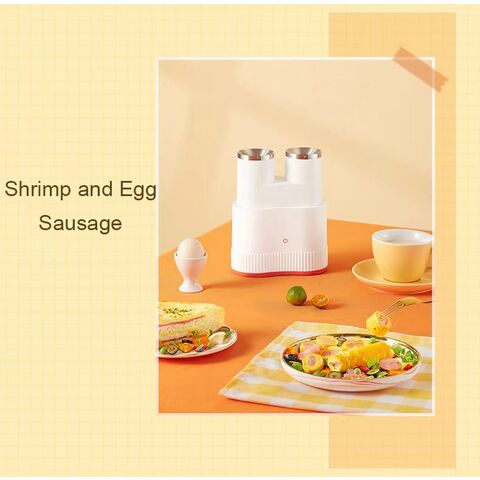 220V Household Mini Double-tube Omelette Maker Egg Roll Machine Double Egg  Sausage Machine