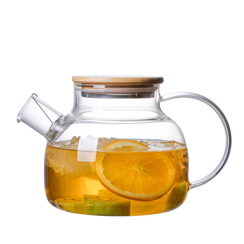 1000ml Glass Teapot With Removable Infuser, Stovetop Safe Tea Kettle ...