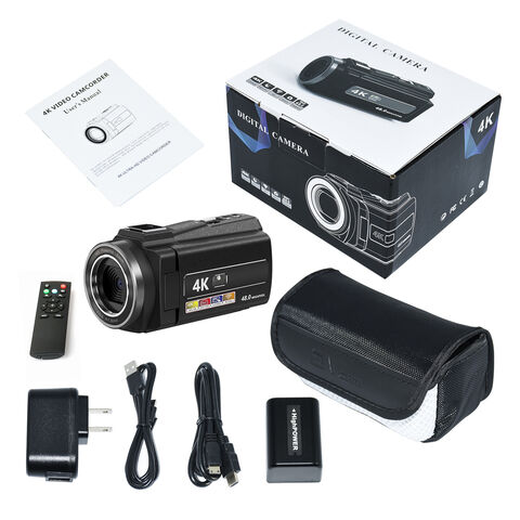 4k Full HD Camcorder Video Cameras Professional Digital Video Camera  r Auto Focus Photography Recorder 4 Touch Screen