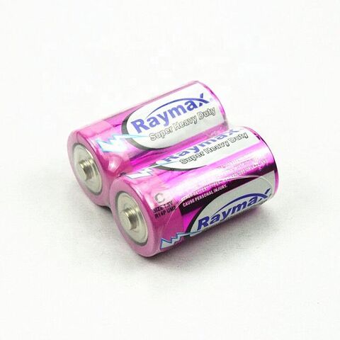 Raymax  1.5v um2  R14 C Size battery Super Zinc Carbon Dry  Heavy Duty Battery For flashlightPopular