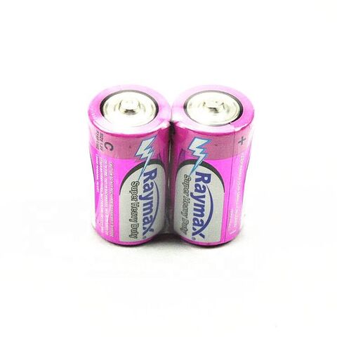 Raymax  1.5v um2  R14 C Size battery Super Zinc Carbon Dry  Heavy Duty Battery For flashlightPopular