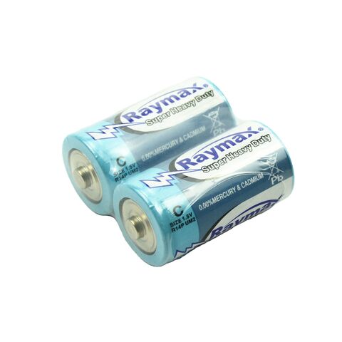 Wholesale Raymax On-time delivery Factory Directly  UM2 C R14 PVC Jacket Carbon Zinc Dry Battery