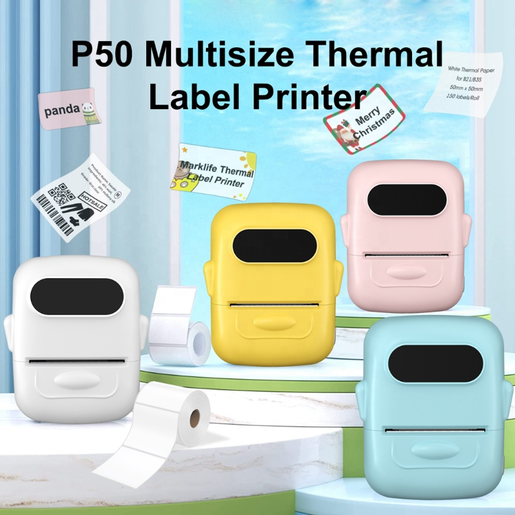 How to create labels with marklife P50 label printer 