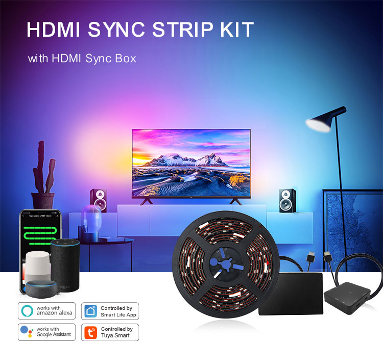 Fancy LEDs Fancy Sync Box Ambient TV Backlighting Syncing Box HDMI
