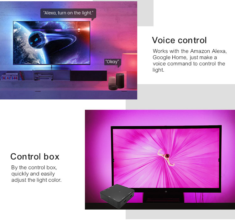 Hdmi Fancy Led Sync Box Ambient Ambilight Tv Backlight Screen Led Back  Strip Light Work With Xbox Playstation $7.99 - Wholesale China Tv Backlight  at factory prices from Guangzhou Vantone Science 