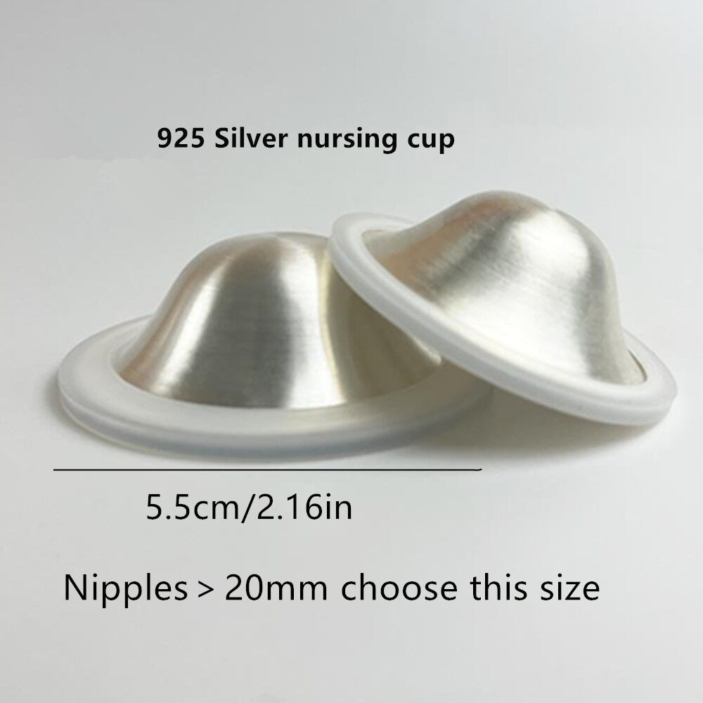 Silver Nursing Cup Wholesale, Custom Silver Nipple Covers