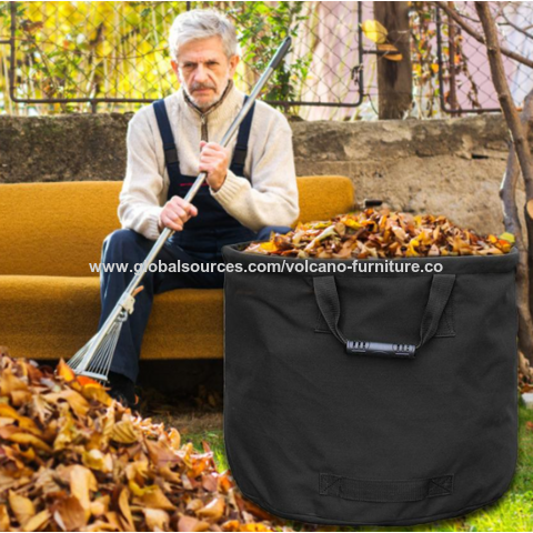 Buy Wholesale China Oem Large Capacity Reusable Lawn Bags Leaf Container  Collapsible Oxofrd Fabric Garden Leaf Bag With Handles & Lawn Bag at USD  6.99