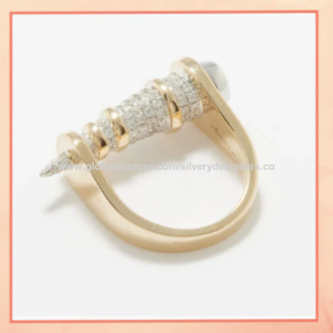 Unique Gold Design Ad Stone Gold Plated Guaranteed Finger Ring | Latest  gold ring designs, Gold ring designs, Ring designs
