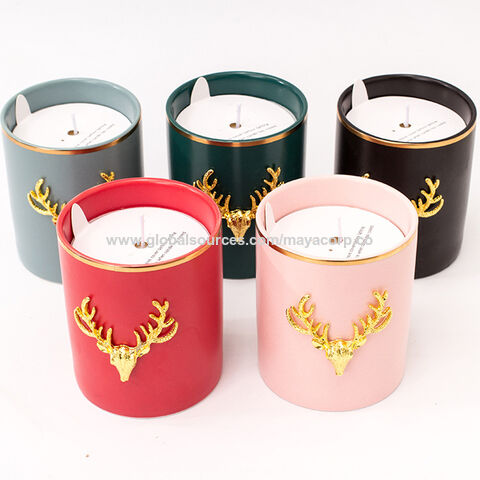 Wholesale High Quality Round Metal Decorative Empty Candle Tins with Lids -  China Wax Candle and Wax Candle in Tin price