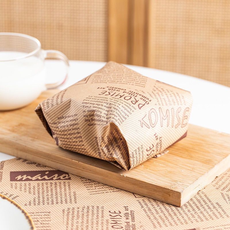 Buy Wholesale China Custom Logo Printed Takeaway Wax Fast Food Grade  Packaging Grease Proof Paper Bag For French Fries Sandwich Snack Burger  Cookie & Food Paper Bag at USD 0.02