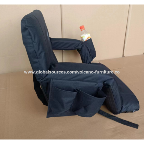 Ozark Trail Comfortable Soft Foam Stadium Cushion, Multi-Purpose Seat  Cushion, Black 