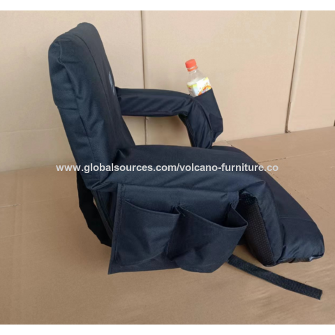 Buy Wholesale China Wholesale Folding Portable Comfortable Seating Cushion  Stadium Chair Armrest Back Seats For Basketball Court Football Field & Stadium  Chairs at USD 19.5