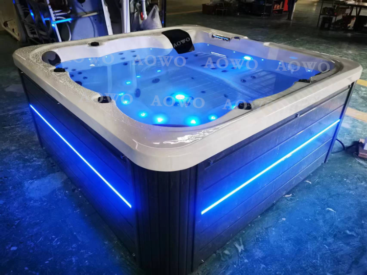 Outdoor Spa 6 Person Family With Jacuzzier Massage Bathtub Acrylic Swim ...