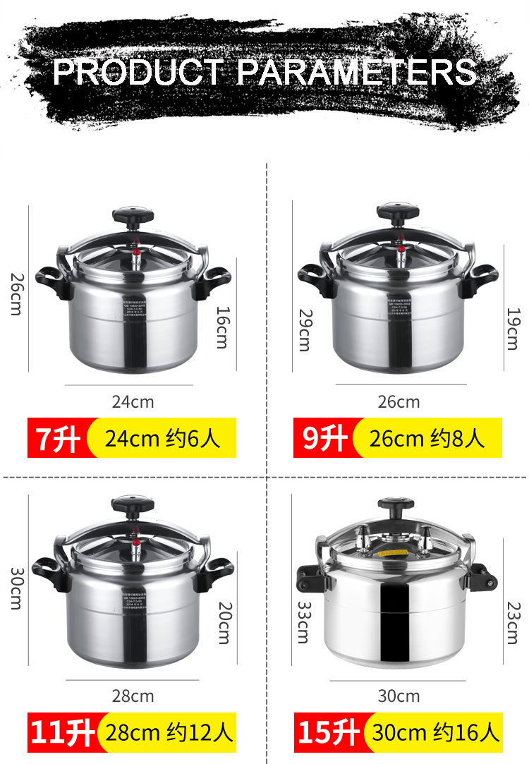 Buy Wholesale China 100l Commercial Large Capacity Super Extra Large Gas  Induction Cooker Universal Large Household Pressure Cooker & Explosion  Proof Pressure Cooker at USD 335