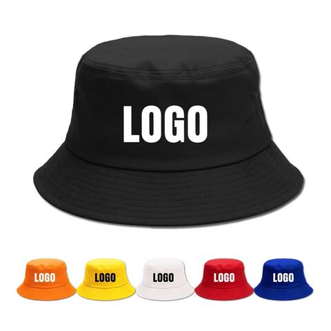Buy Wholesale China Custom Adult Cotton Printed Embroidered Bucket Hats  Wide Brim Blank Fisherman Hat Solid Casual Bucket Hat & Bucket Hat at USD  0.68