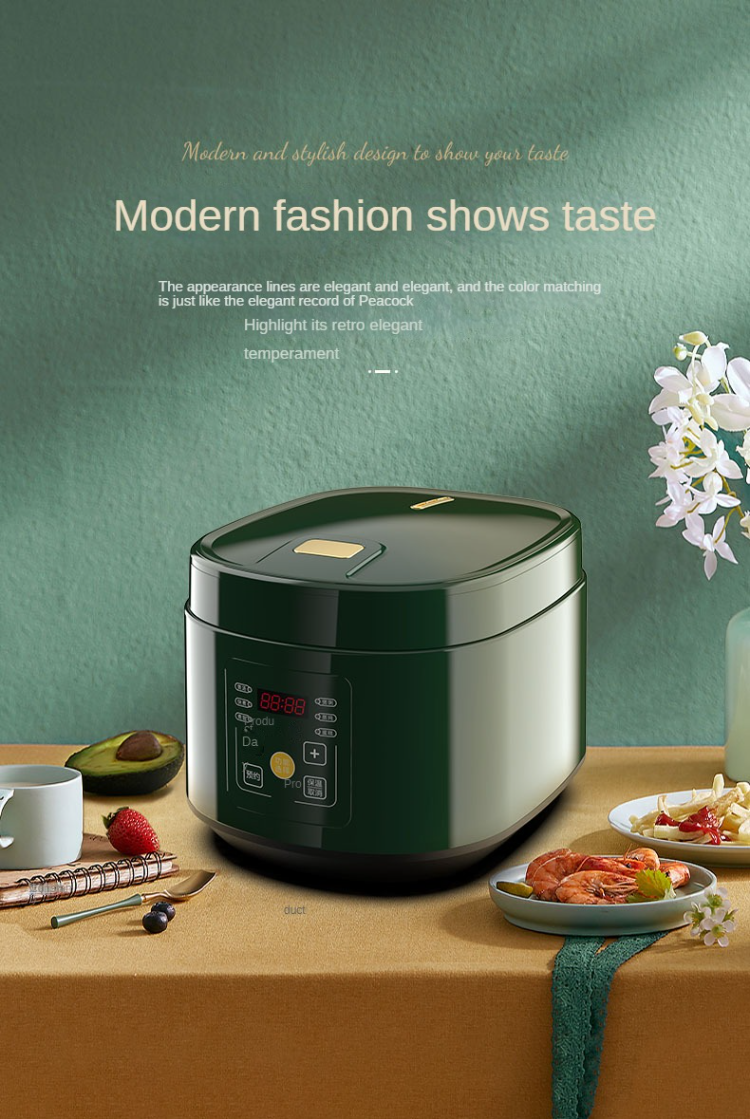 Intelligent rice cooker large capacity firewood electric rice cooker  household multi-function cooking pot 4L 