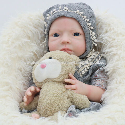 Realistic Wholesale girl and boy full body solid silicone baby doll With  Lifelike Features 