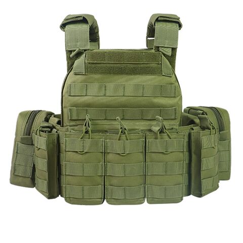 Buy Wholesale China Army Molle Combat Tactical Vest Level Iv Plate Carrier  With Bulletproof Armor Plate Insert & Tactical Vest at USD 32