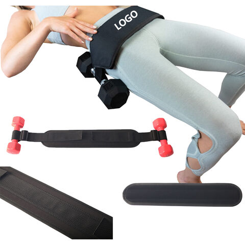 Hip Thrust Belt, Exercise Booty Belt for Hip Thrust Use with Dumbbells,  Kettlebells, Plates, With Slip-Resistant Padding Protects Your Hips for the