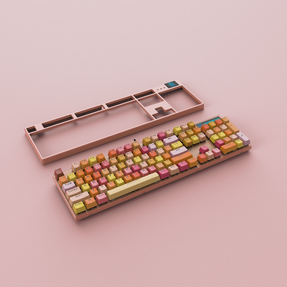104 Keys Real Mechanical Keyboard Multi Language With Rainbow Backlight ...