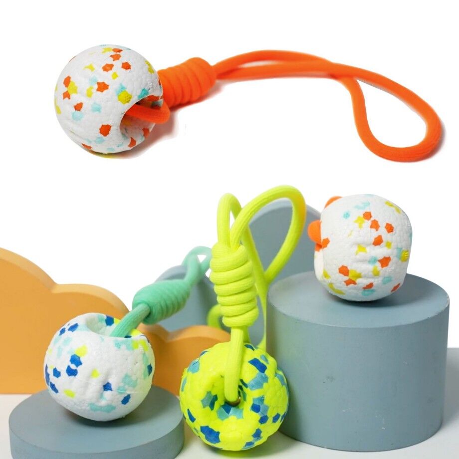 2022 New Toy Squeaky Dog Training Toys with Nylon Rope Dog Slow Feeder  Interactive Ball Durable Pet Chew Toy for Aggressive Chewers - China Dog  Toy and Dog Training Toy price