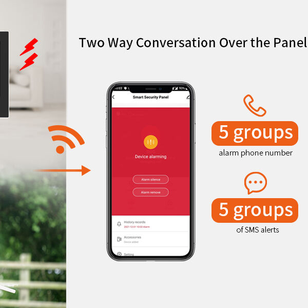 Wireless 7-inch Ips Full-color Display Wifi Smart Home Security Alarm ...