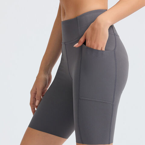 Large Pockets Elastic Waist Yoga Shorts Sportswear Three Quarter Pants Ladies  Underwear - China Underwear and Sports Wear price