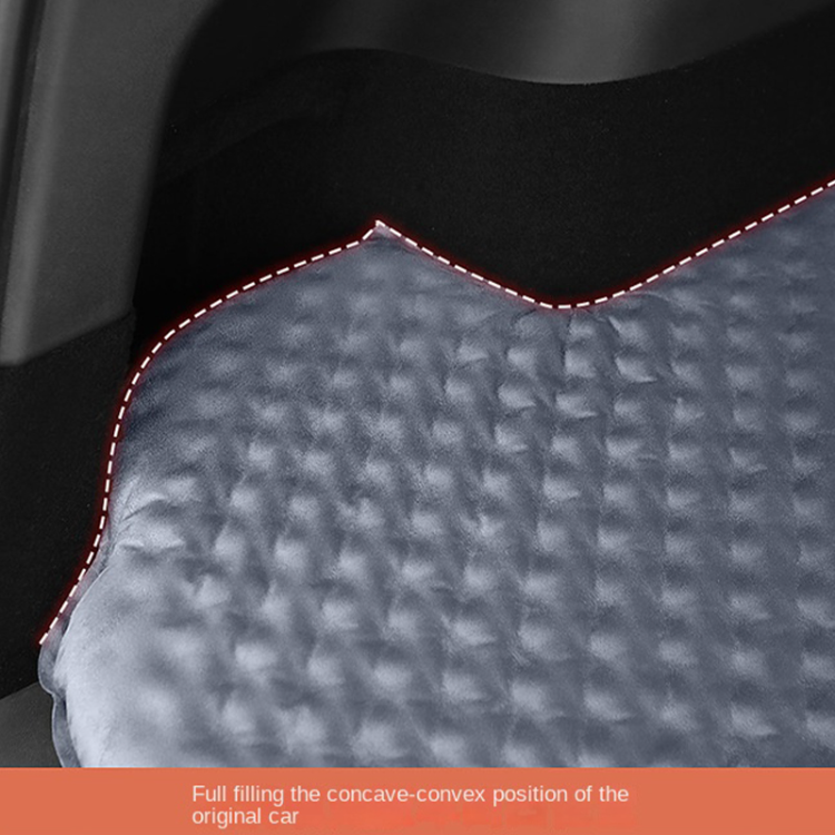 Unique Bargains 1 Set Car Air Mattress For Tesla Model Y Gray Inflatable Thickened Camping Bed Cushion Pillow Flocking Mattress