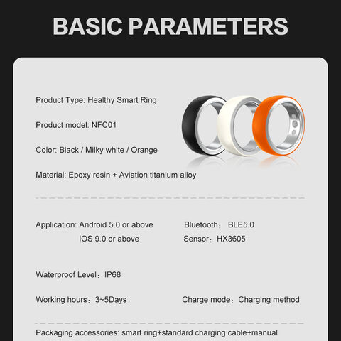 OEM Logo Wearable Smart Rings Health Monitor Heart Rate Blood Oxygen  Electronics APP Control Rings - China Smart Ring, Ring Smart