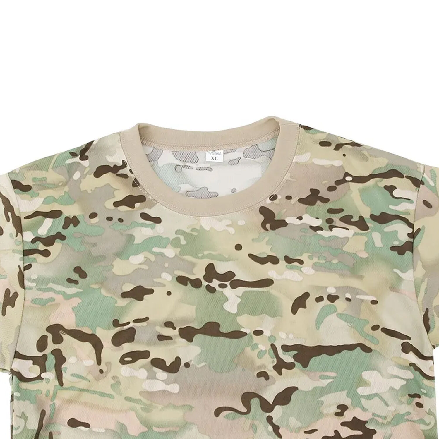 Tactics Style T Shirt for Men Tactical Outdoor Cotton Men's round Neck T-shirt Printing main image 0