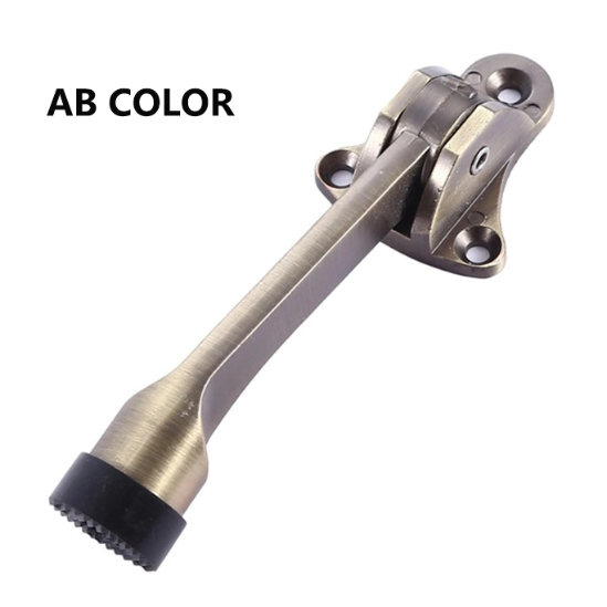 Zinc Alloy Rubber Flip Down Door Stopperpopular, Rubber Door Stopper