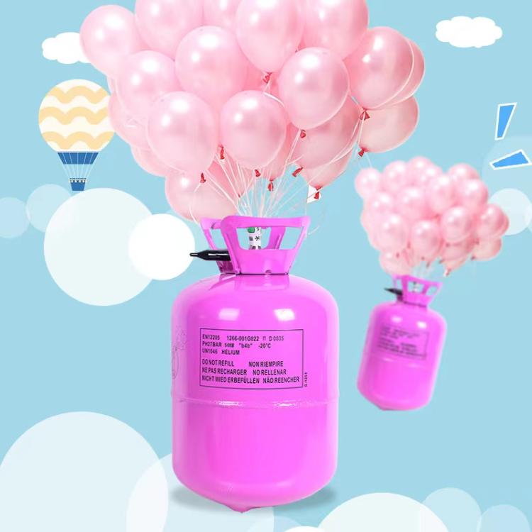 Colorful High Pressure Party 22.4 L Disposable Helium Gas Cylinder ...