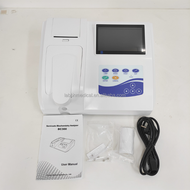 Bc300 Contec Bc 300 Semi Auto Chemistry Analyzer Clinical Biochemical ...